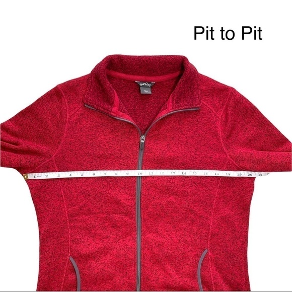 Eddie Bauer Quest Fleece Raglan Full-Zip Jacket L - Picture 13 of 17